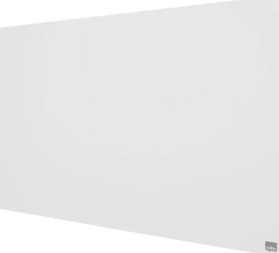 Glastavla NOBO 45" Widescreen vit, 100x56cm
