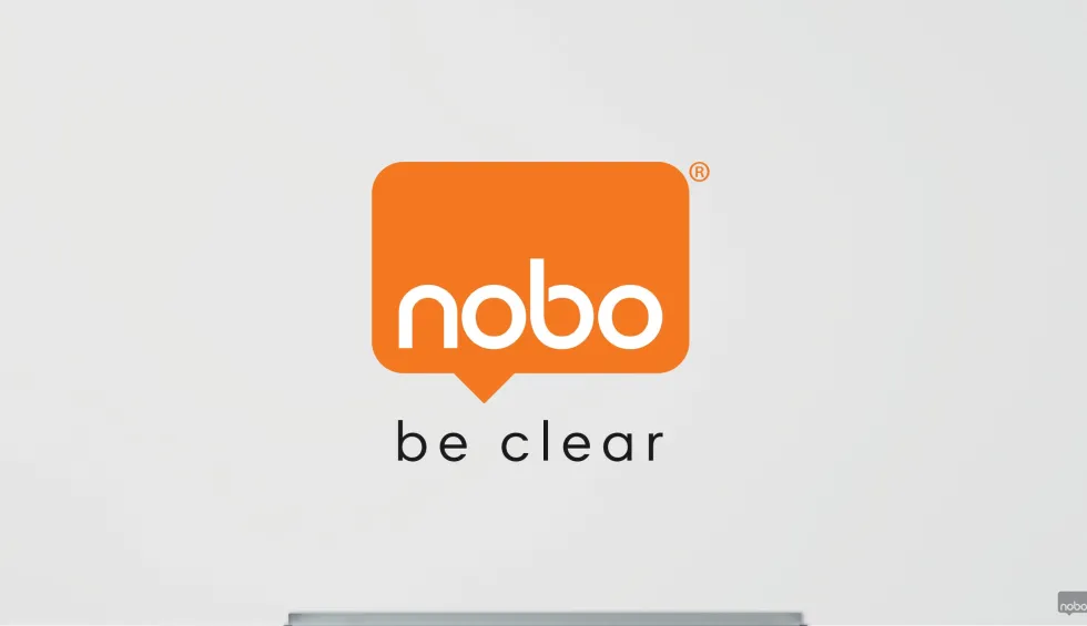 Glastavla NOBO 45" Widescreen vit, 100x56cm