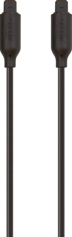 Gold-Plated Digital Optical Audio Cable, Black (1m)
