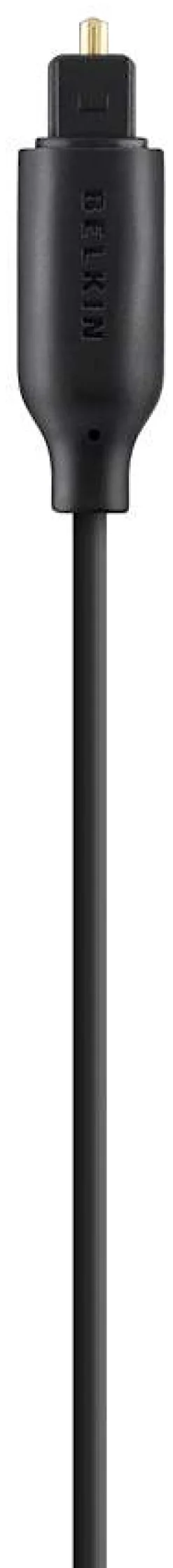 Gold-Plated Digital Optical Audio Cable, Black (1m)