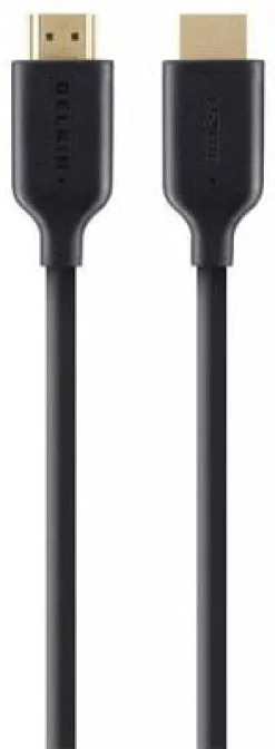 Gold-Plated High-Speed HDMI Cable w/Ethernet, Black (1m)