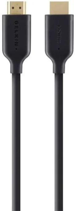 Gold-Plated High-Speed HDMI Cable w/Ethernet, Black (2m)