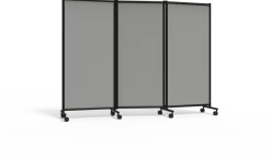 Golvskärm Lintex ONE Screen Grå, Svart ram 2280x1705mm