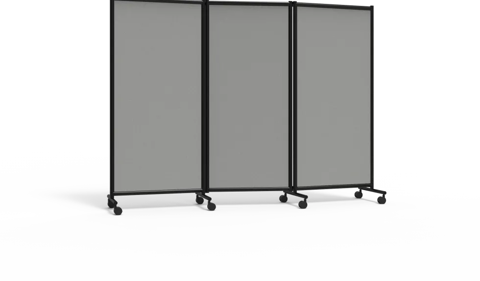 Golvskärm Lintex ONE Screen Grå, Svart ram 2280x1705mm