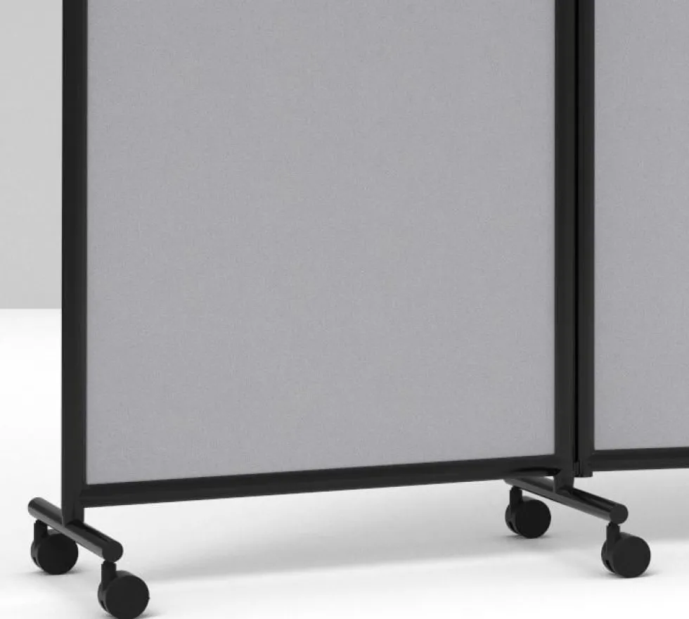 Golvskärm Lintex ONE Screen Grå, Svart ram 2280x1705mm