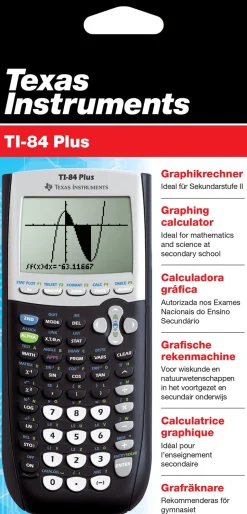 Grafisk Räknare Texas TI-84 Plus, 190x84x22mm