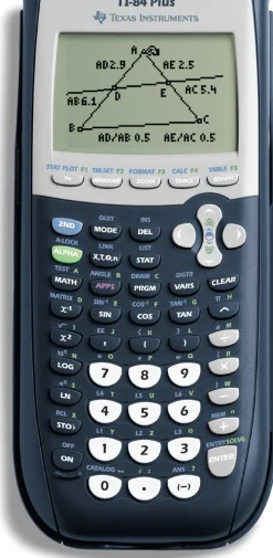 Grafisk Räknare Texas TI-84 Plus, 190x84x22mm