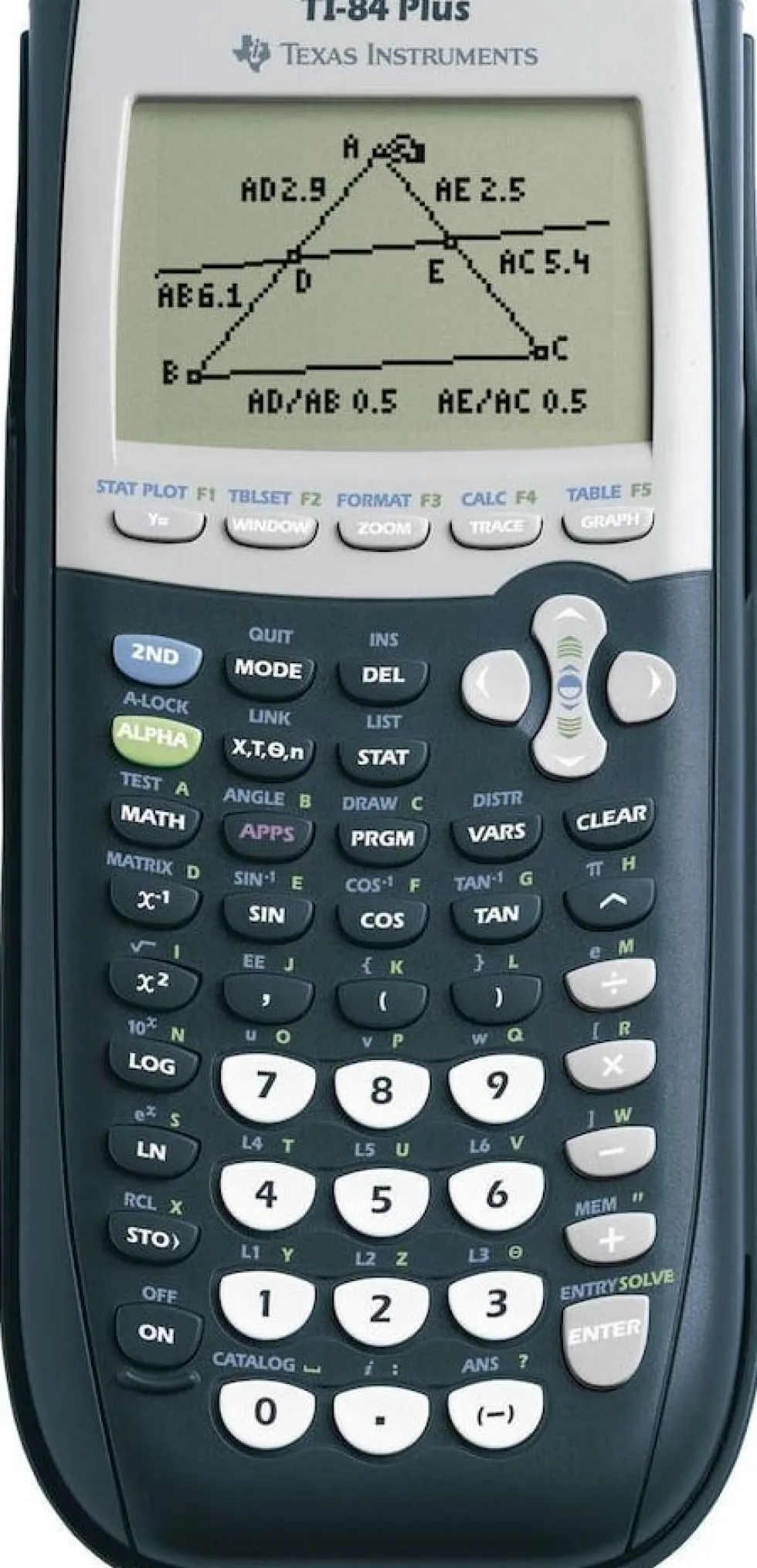 Grafisk Räknare Texas TI-84 Plus, 190x84x22mm