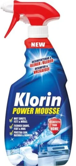 Grovrengöring spray KLORIN Power Mousse 500ml