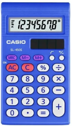 Grundskoleräknare CASIO SL-450S