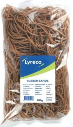 Gummiband LYRECO 150x2mm 500g 250/fp