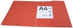 Gummibandsmapp EXACOMPTA 3kl A4 425g röd