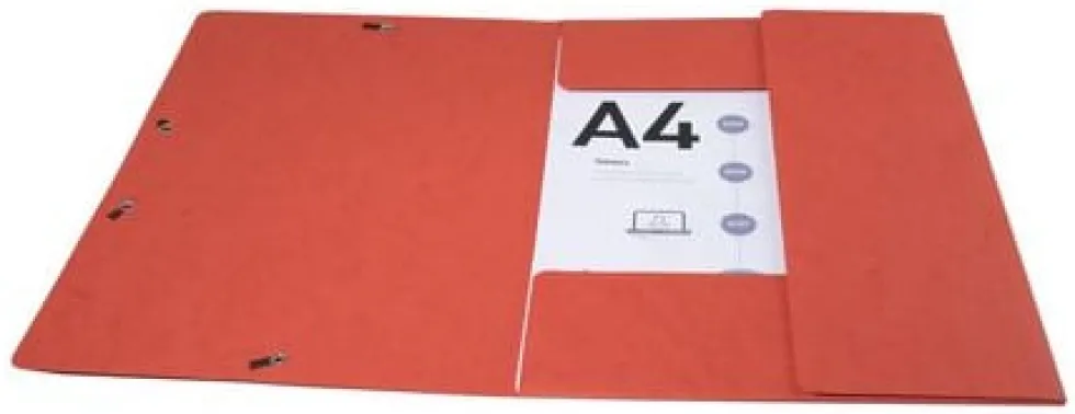 Gummibandsmapp EXACOMPTA 3kl A4 425g röd