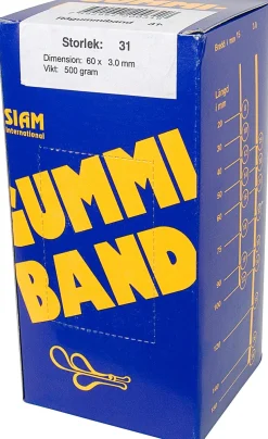 Gummiband 31, 3x60mm, 1000/fp