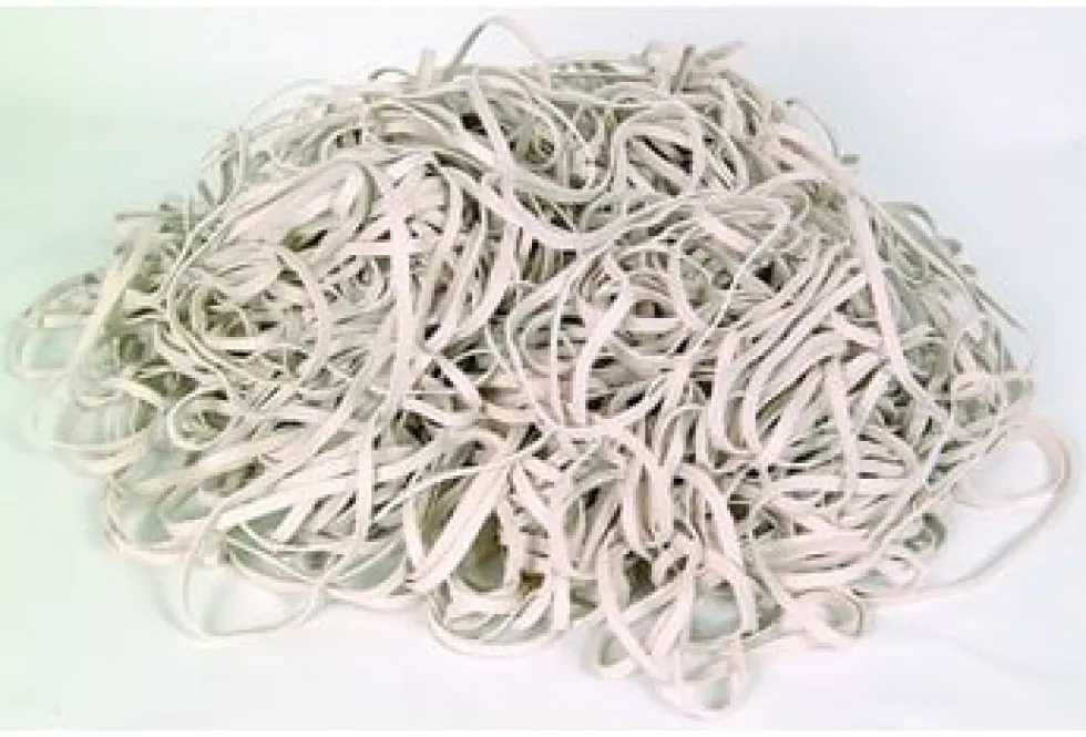 Gummiband 120x5mm 500g vit 345/fp
