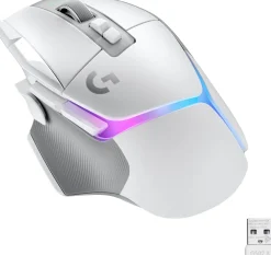 G502 X Plus Wireless Gaming Mouse, White/Premium