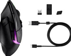 G502 X Plus Wireless Gaming Mouse, Black/Premium