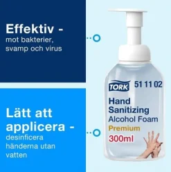 Handdesinfektion TORK skum 300ml