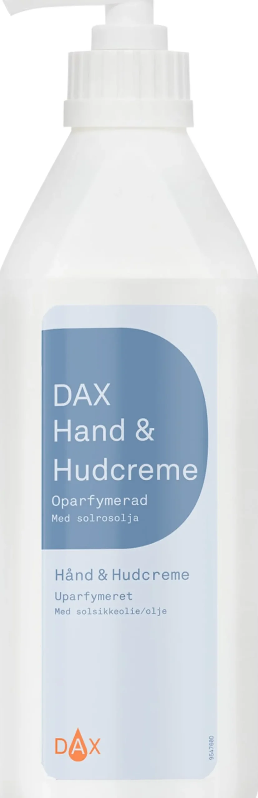 Hand/Hudcreme Dax, oparfymerad, 600ml
