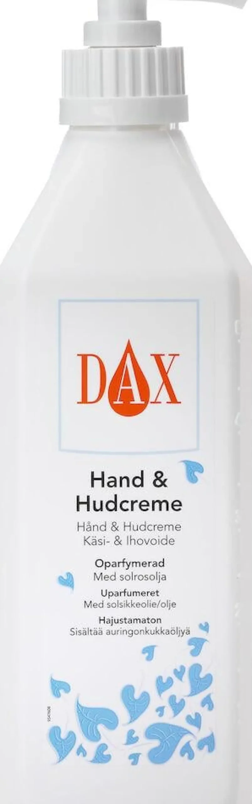 Hand/Hudcreme Dax, oparfymerad, 600ml