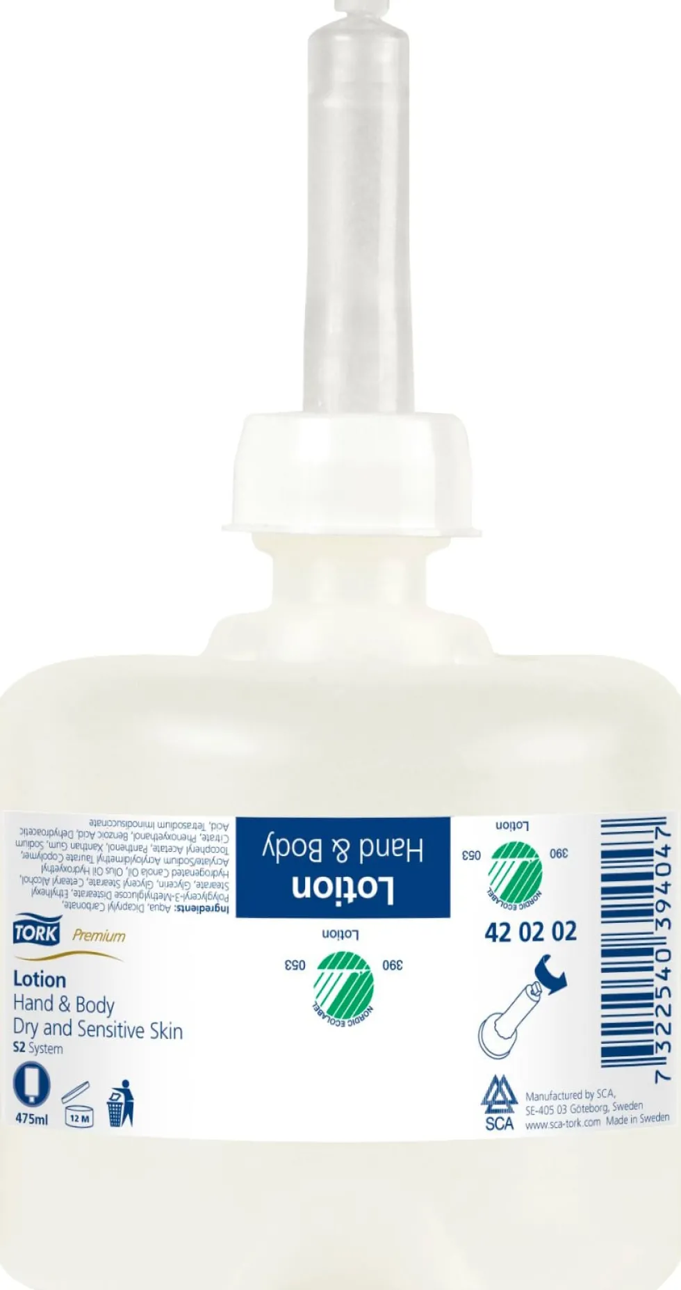 Handlotion TORK S2 Sensitive 475ml