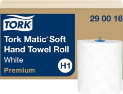 Handtorkrulle TORK Matic Premium H1, blå dekor, 2-lag, 21cm, 100m, 6rl