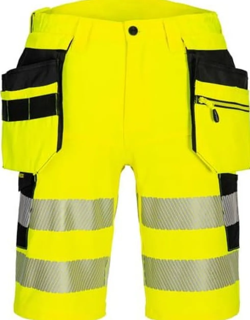 Hantverksshorts DX446 gul varsel kl2 c58