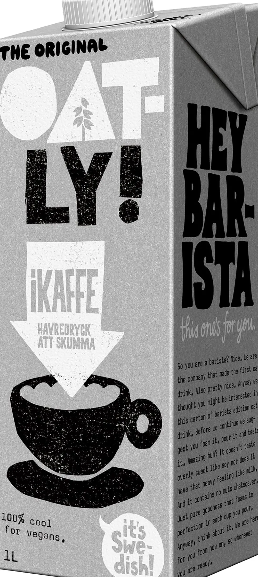 Havredryck OATLY (kaffemjölk), 1L