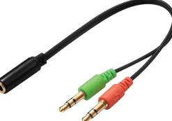 Headset Converter Mobile to PC, Black