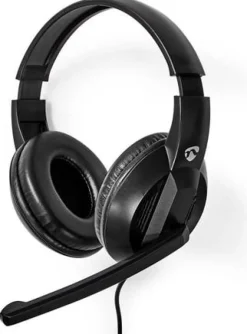 Headset NEDIS CHSTU210BK OverEar USB-A/C