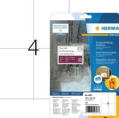 Herma etikett film extra tålig 105x148 matt (100)