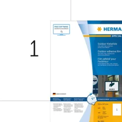 Herma etikett film extra tålig 210x297 (50)