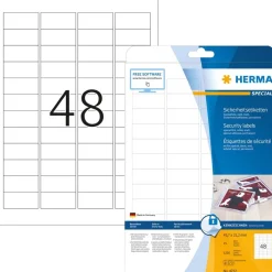 Herma etikett film plombering 45,7x21,2 (1200)