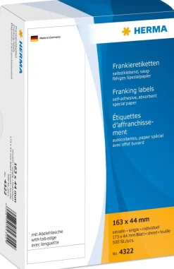 Herma etikett frankering 163x44 (500)