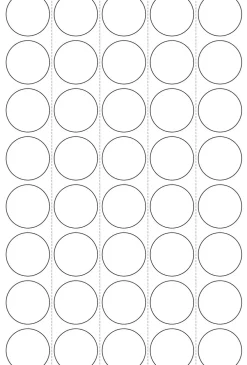 Herma etikett manuelll KP ø19 vit (1280)