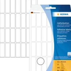 Herma etikett manuelll KP 13x40 vit (896)