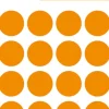 Herma etikett manuelll ø19 neon orange (100)