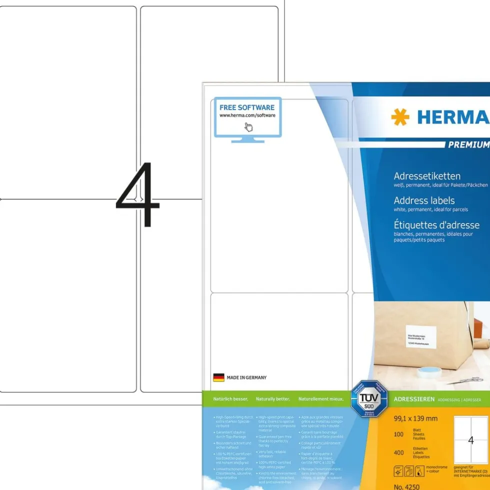 Herma etikett Premium 99,1x139 (400)