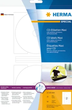 Herma etikett Special CD maxi ø116 (50)