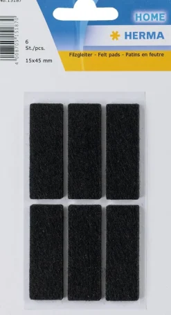 Herma Home filtfötter 45x15mm svart (6)