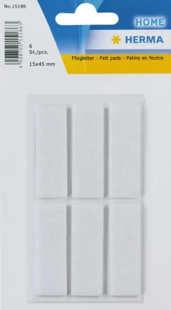 Herma Home filtfötter 45x15mm vit (6)