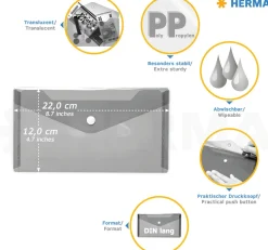 Herma kuvertmapp 22x12cm std ass.(5)