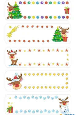 Herma stickers Christmas (2)