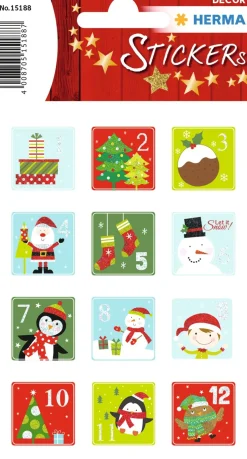 Herma stickers Christmas 1-24 (2)