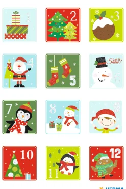 Herma stickers Christmas 1-24 (2)
