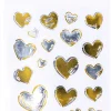 Herma stickers Creative hearts gold silver (1)