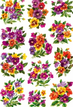 Herma stickers Decor blommor glitter (2)