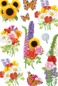 Herma stickers Decor blommor (3)