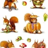 Herma stickers Decor ekorrar (3)