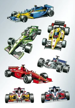 Herma stickers Decor F1 bilar (3)